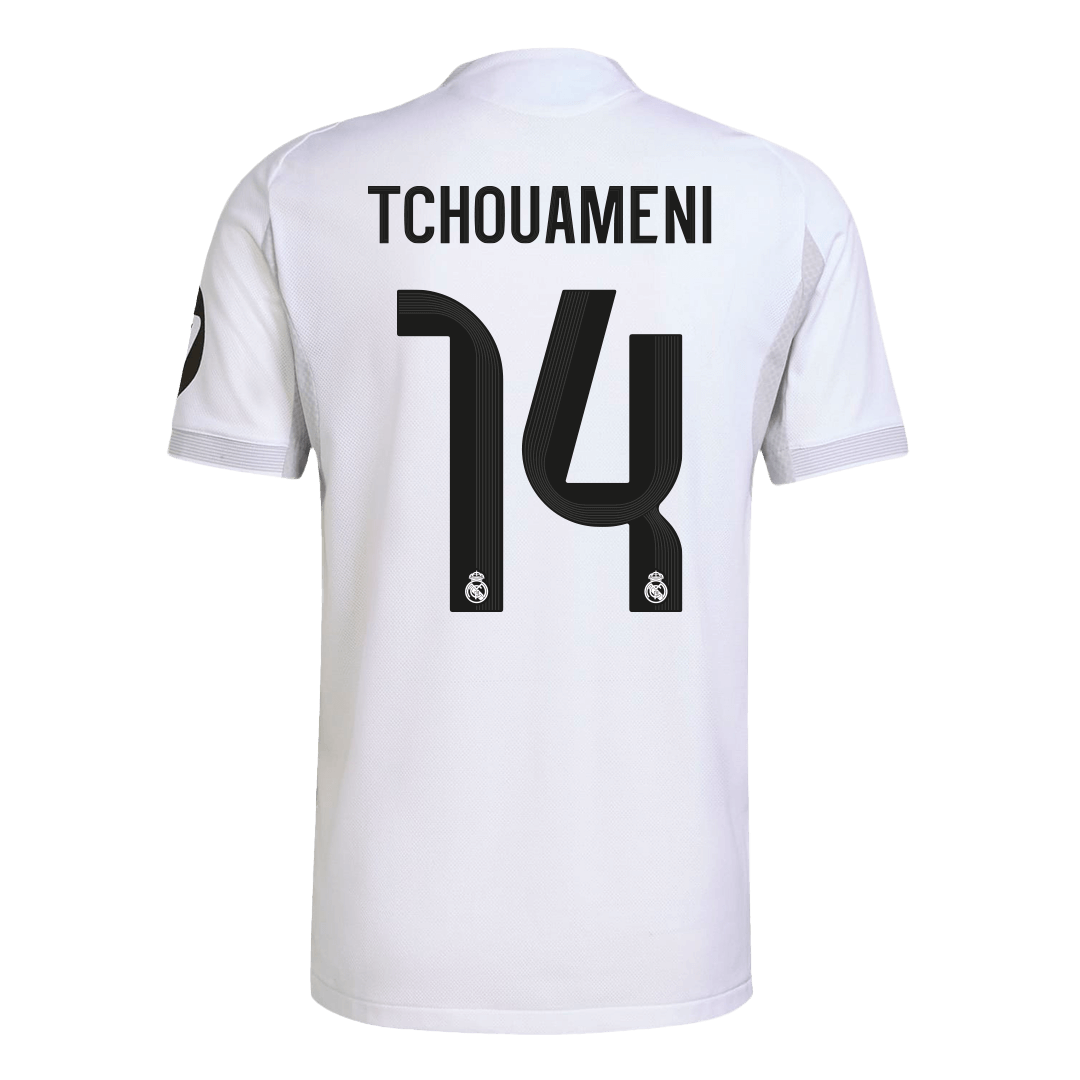 Maglia Gara Real Madrid Casa TCHOUAMENI #14 Uomo 2025/26