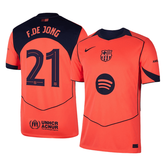 Maglia Replica Barcelona Terza F.DE JONG #21 Uomo 2025/26