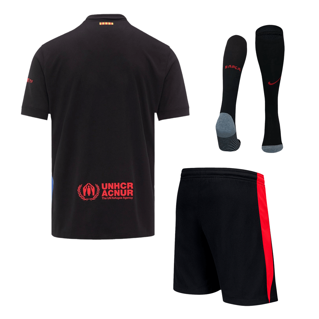 Kit Completo Barcelona Trasferta Uomo 2024/25 Spotify Logo Without Text - 3 Pezzi