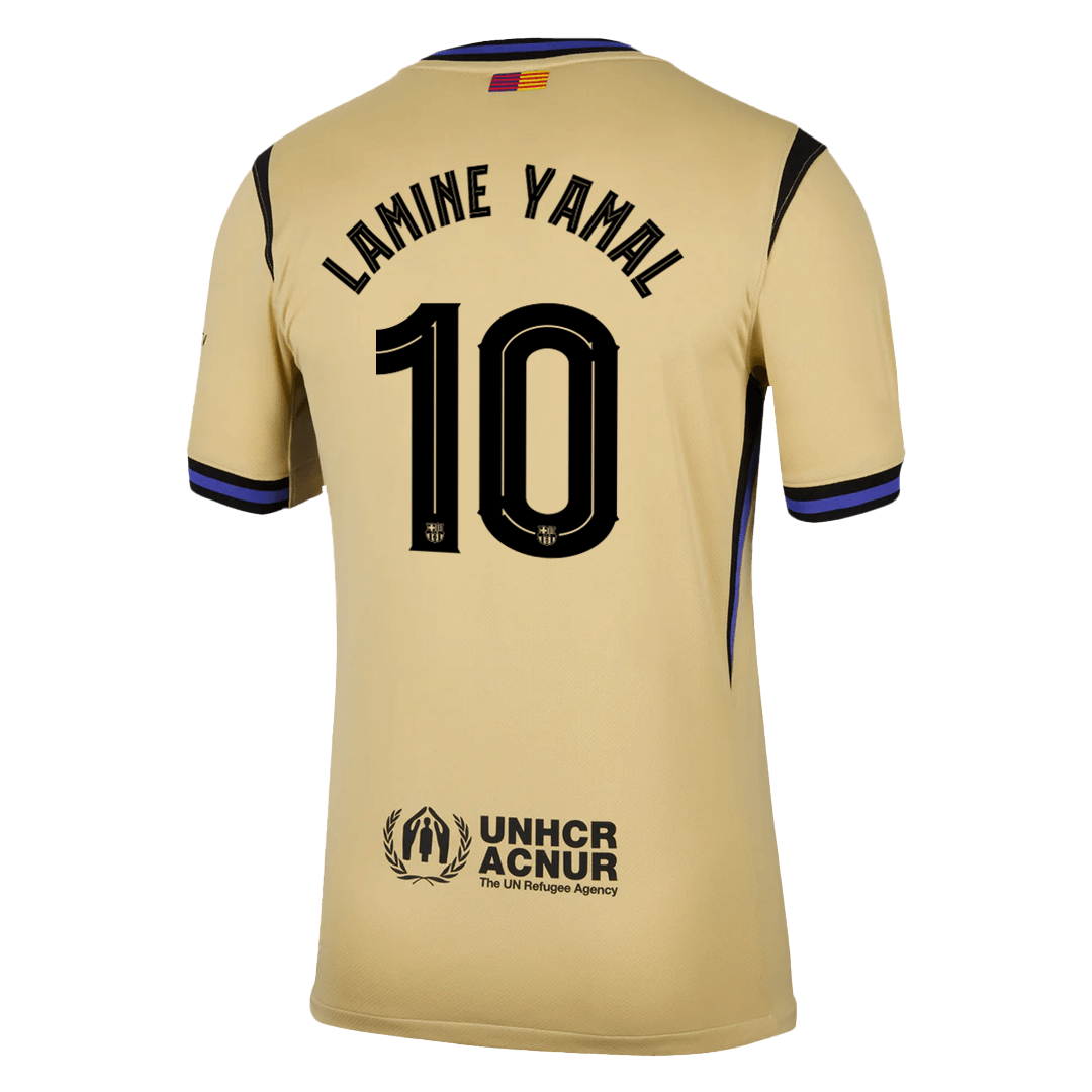 Maglia Replica Barcelona Trasferta LAMINE YAMAL #10 Uomo 2025/26 - UCL