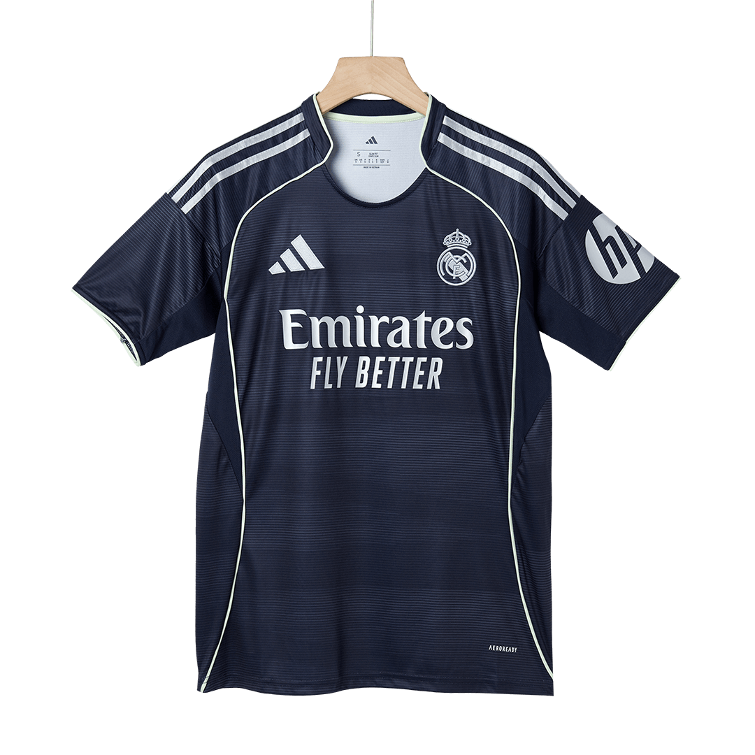 Maglia Replica Real Madrid Trasferta MBAPPÉ #10 Uomo 2025/26