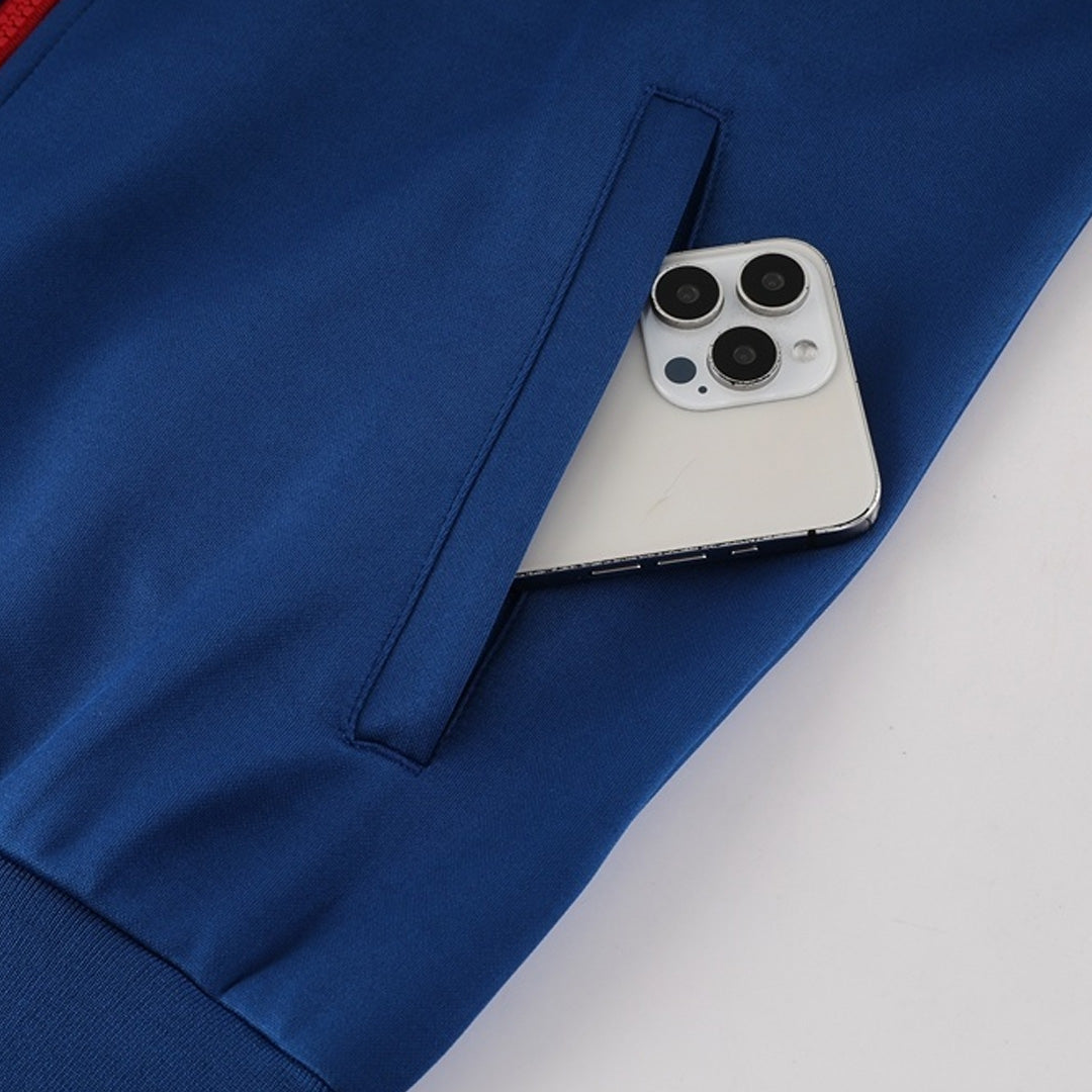 PSG Giacca Allenamento 2025/26 Blu Navy e Rosso