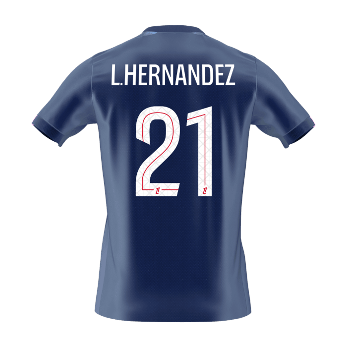 Maglia Replica PSG Casa L.HERNANDEZ #21 Uomo 2025/26