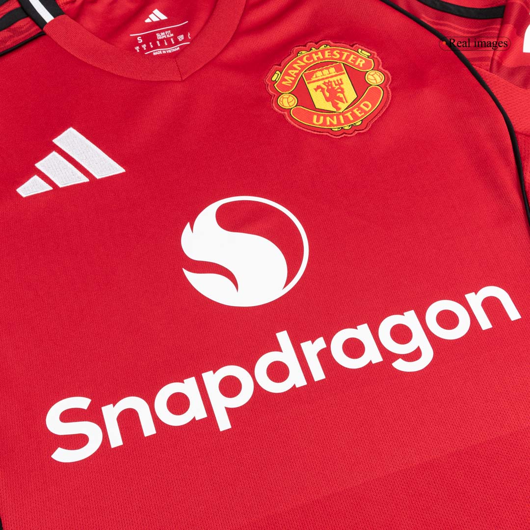 Completo Base Manchester United Casa Uomo 2025/26 - 2 Pezzi