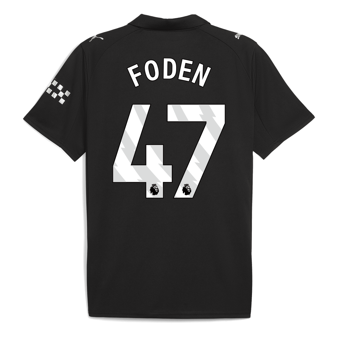 Maglia Replica Manchester City Trasferta FODEN #47 Uomo 2025/26