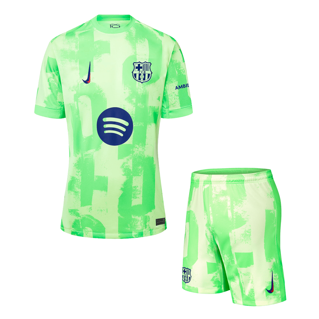 Completo Base Barcelona Terza Uomo 2024/25 Spotify Logo Without Text - 2 Pezzi