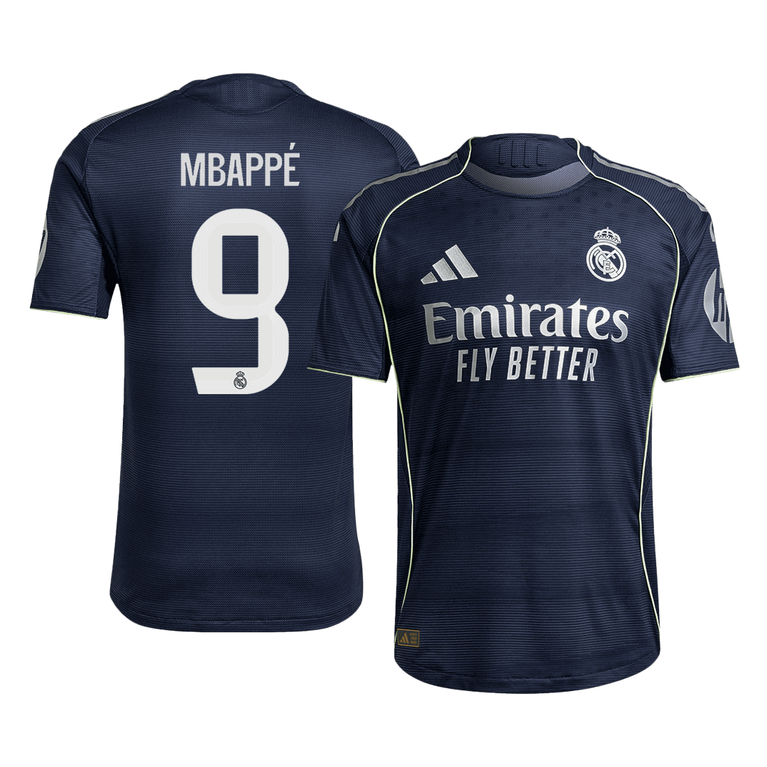 Maglia Gara Real Madrid Trasferta MBAPPÉ #9 Uomo 2025/26