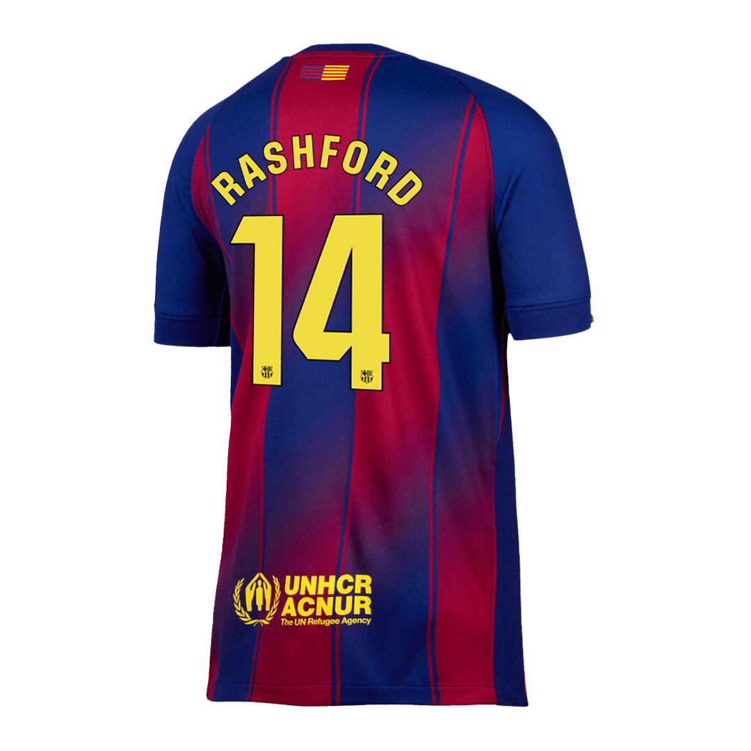 Maglia Replica Barcelona Casa RASHFORD #14 Uomo 2025/26