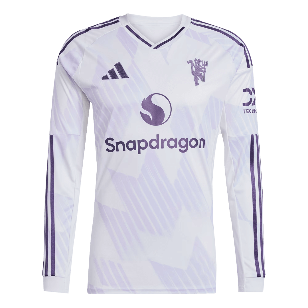 Maglia Replica Manchester United Trasferta Uomo 2025/26 - Manica Lunga