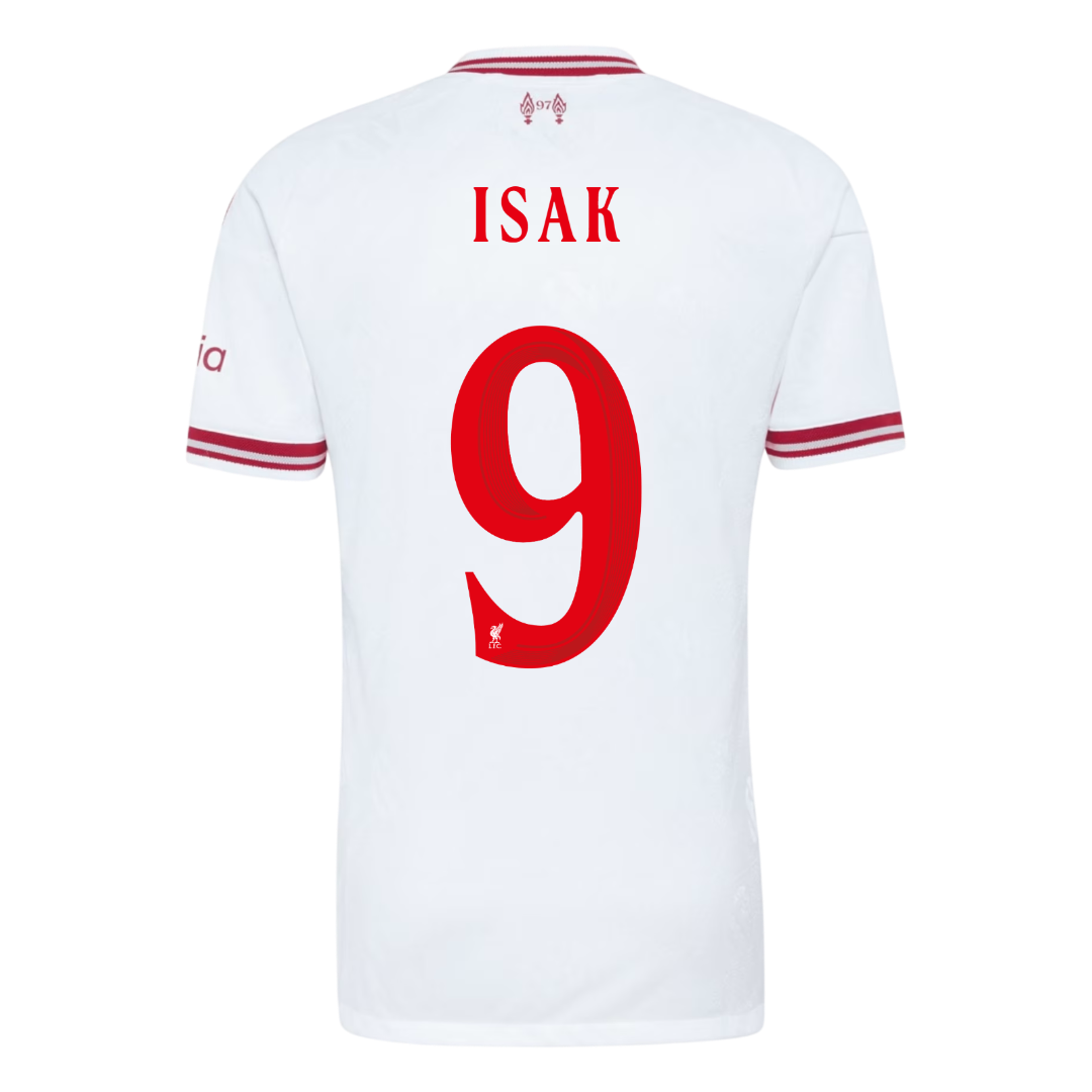Maglia Gara Liverpool Trasferta ISAK #9 Uomo 2026/27 - UCL