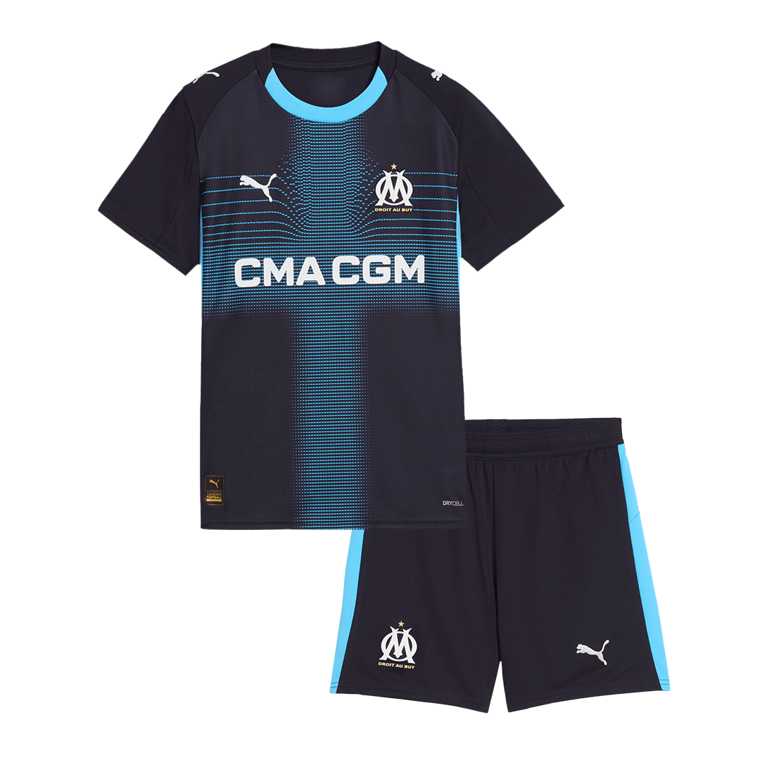 Completo Bambino Marseille Trasferta 2025/26 - 2 Pezzi
