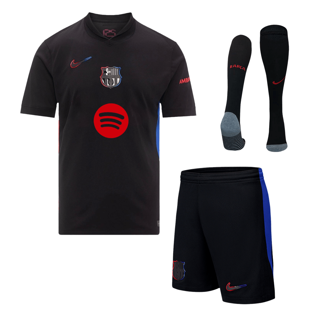 Kit Completo Barcelona Trasferta Uomo 2024/25 Spotify Logo Without Text - 3 Pezzi