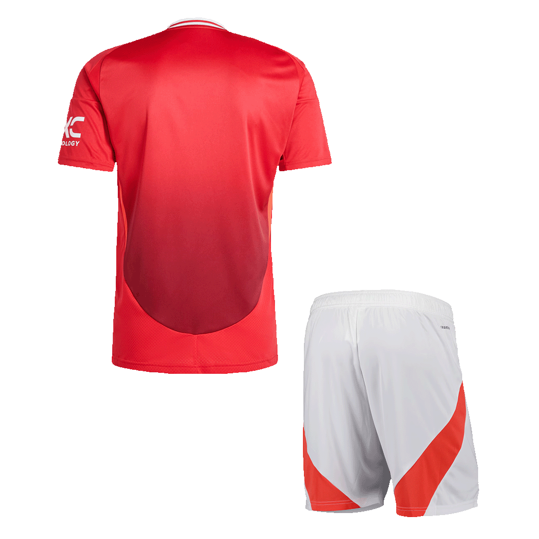 Completo Base Manchester United Casa Uomo 2024/25 - 2 Pezzi