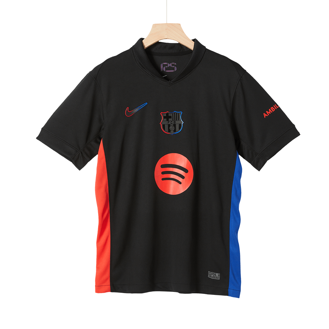 Maglia Replica Barcelona Trasferta Uomo 2024/25 - Spotify Logo Without Text
