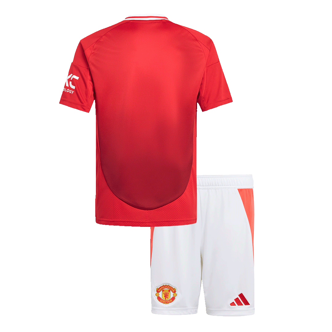 Completo Bambino Manchester United Casa 2024/25 - 2 Pezzi