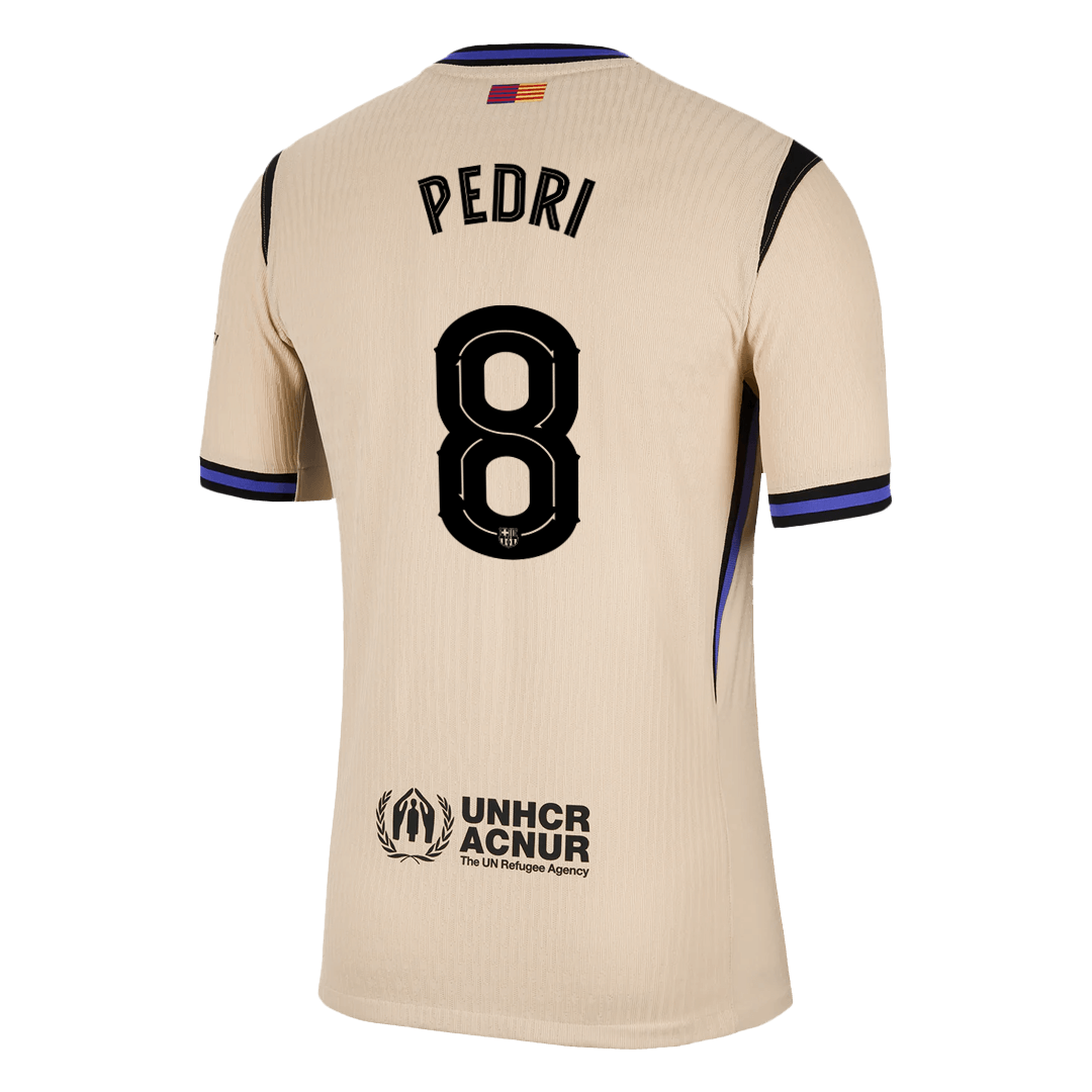 Maglia Gara Barcelona Trasferta PEDRI #8 Uomo 2025/26