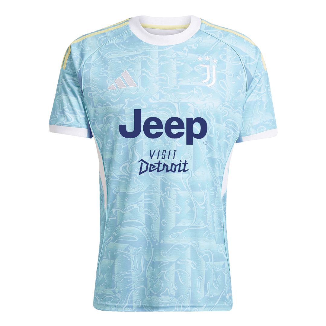 Maglia Replica Juventus Trasferta Uomo 2025/26 - Jeep Visit Detroit Sponsor