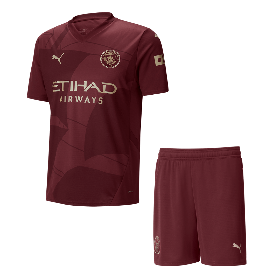 Completo Base Manchester City Terza Uomo 2024/25 - 2 Pezzi