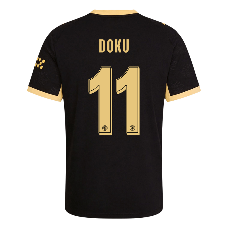 Maglia Gara Manchester City Trasferta DOKU #11 Uomo 2026/27 - UCL