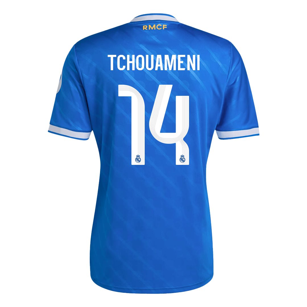 Maglia Replica Real Madrid Terza TCHOUAMENI #14 Uomo 2025/26