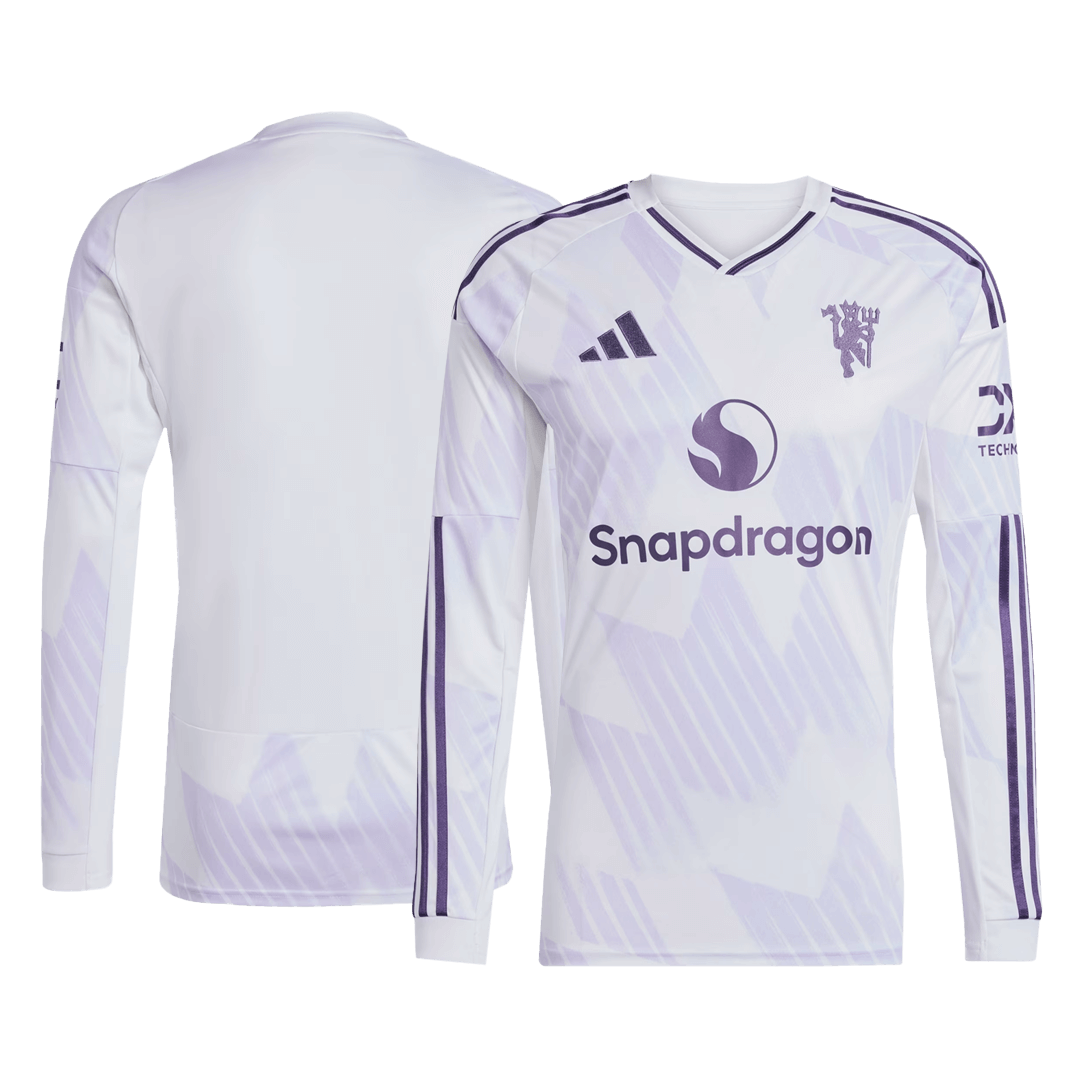 Maglia Replica Manchester United Trasferta Uomo 2025/26 - Manica Lunga