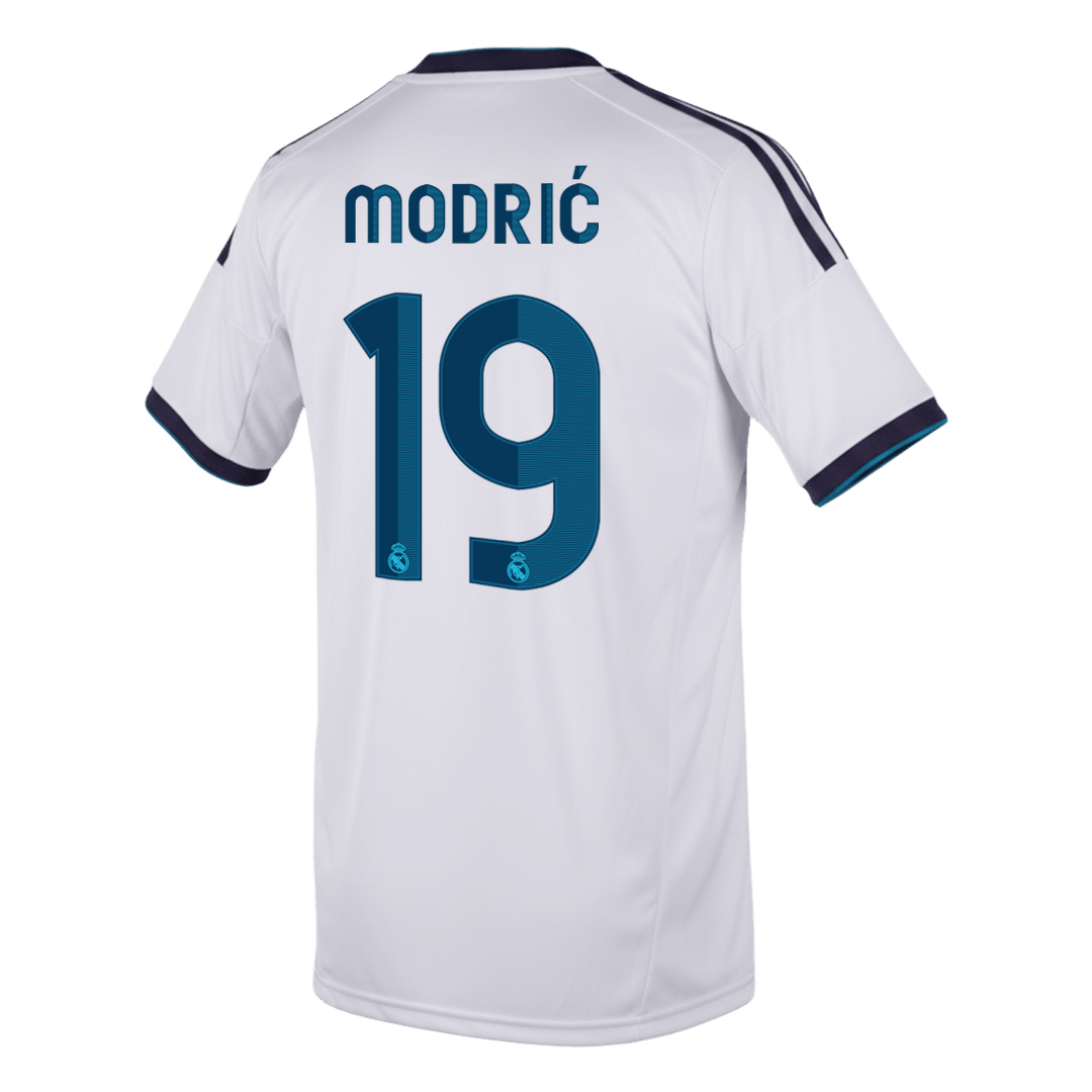 Maglia Retro Real Madrid MODRIĆ #19 Casa 2012/13