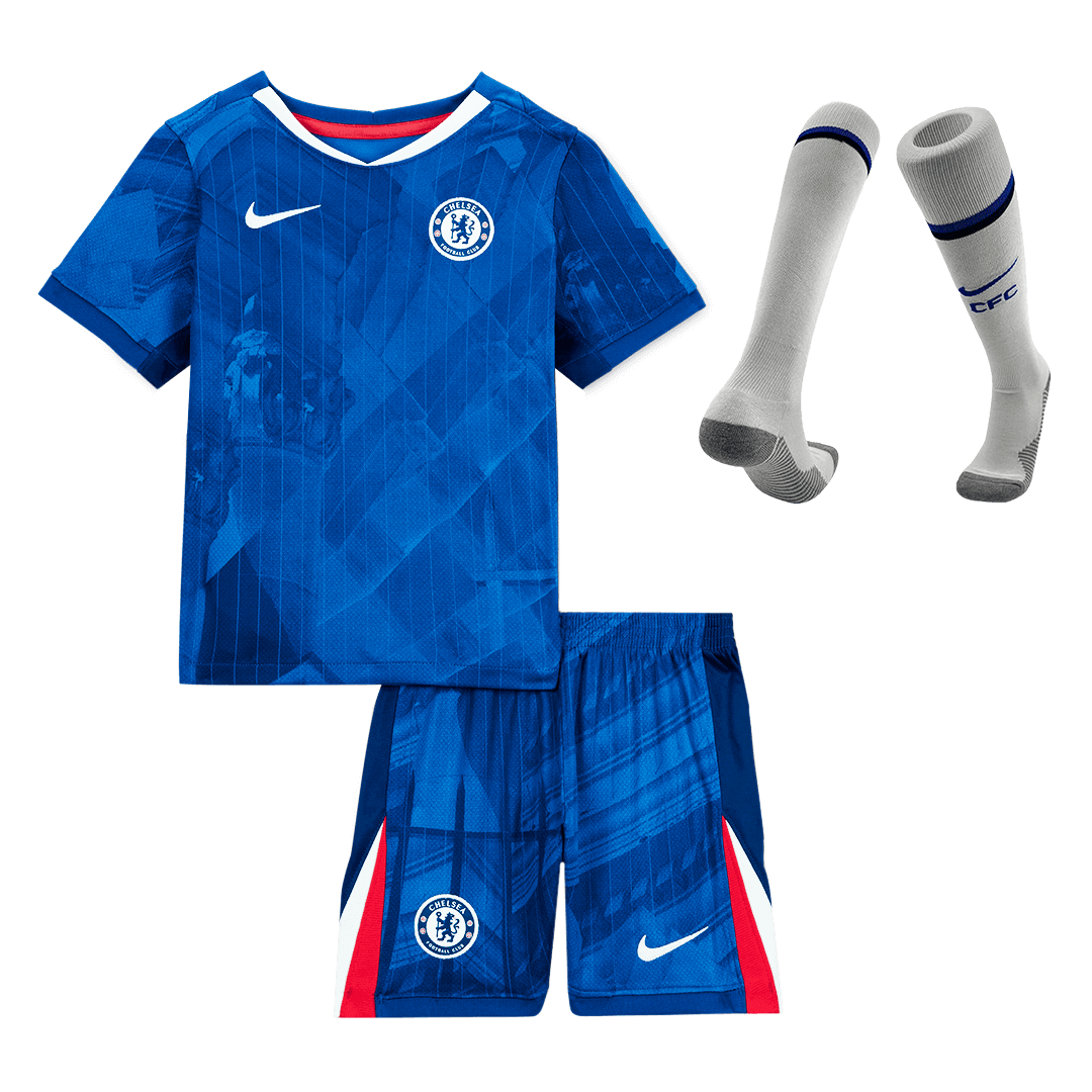 Kit Completo Bambino Chelsea Casa 2025/26 - 3 Pezzi
