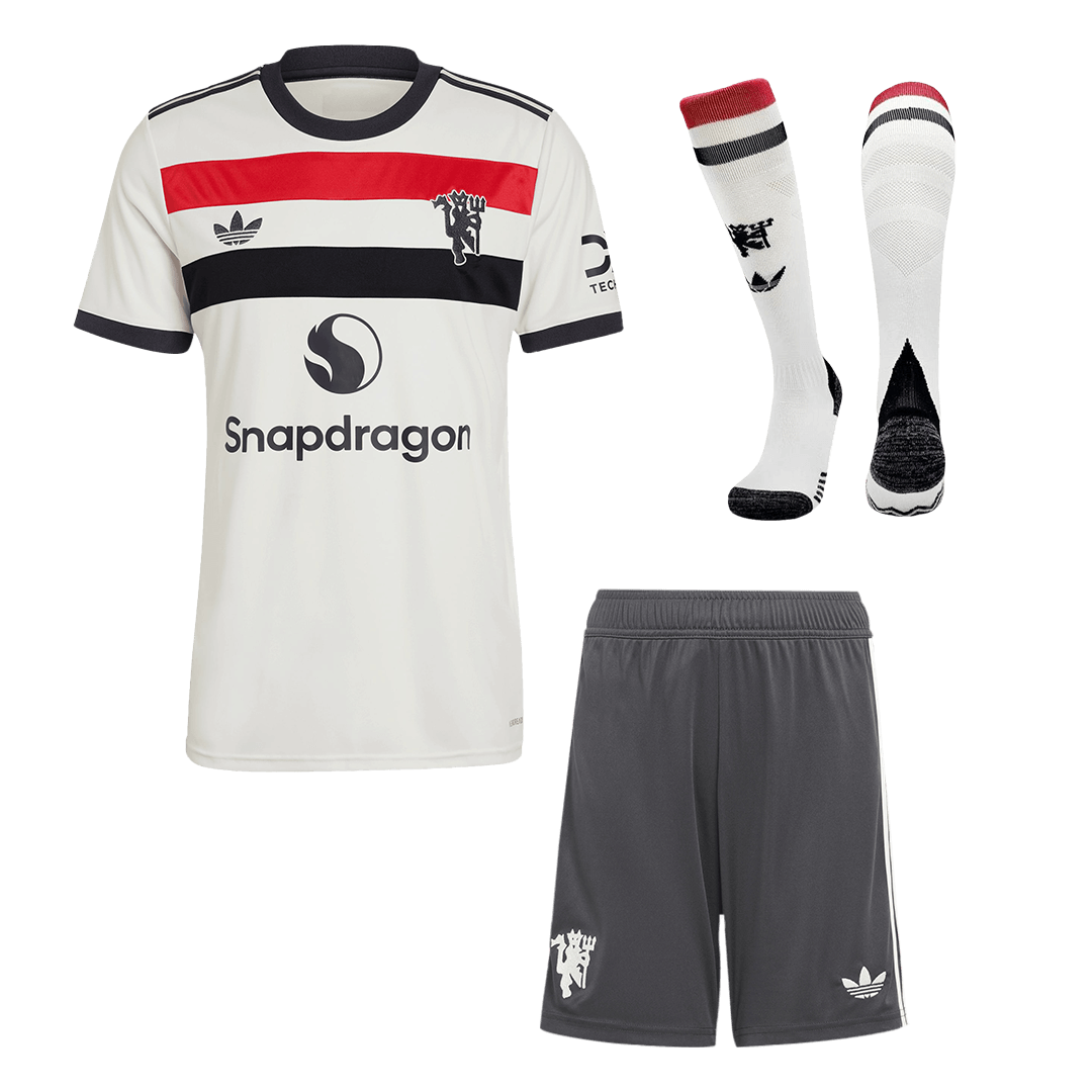 Kit Completo Manchester United Terza Uomo 2024/25 - 3 Pezzi