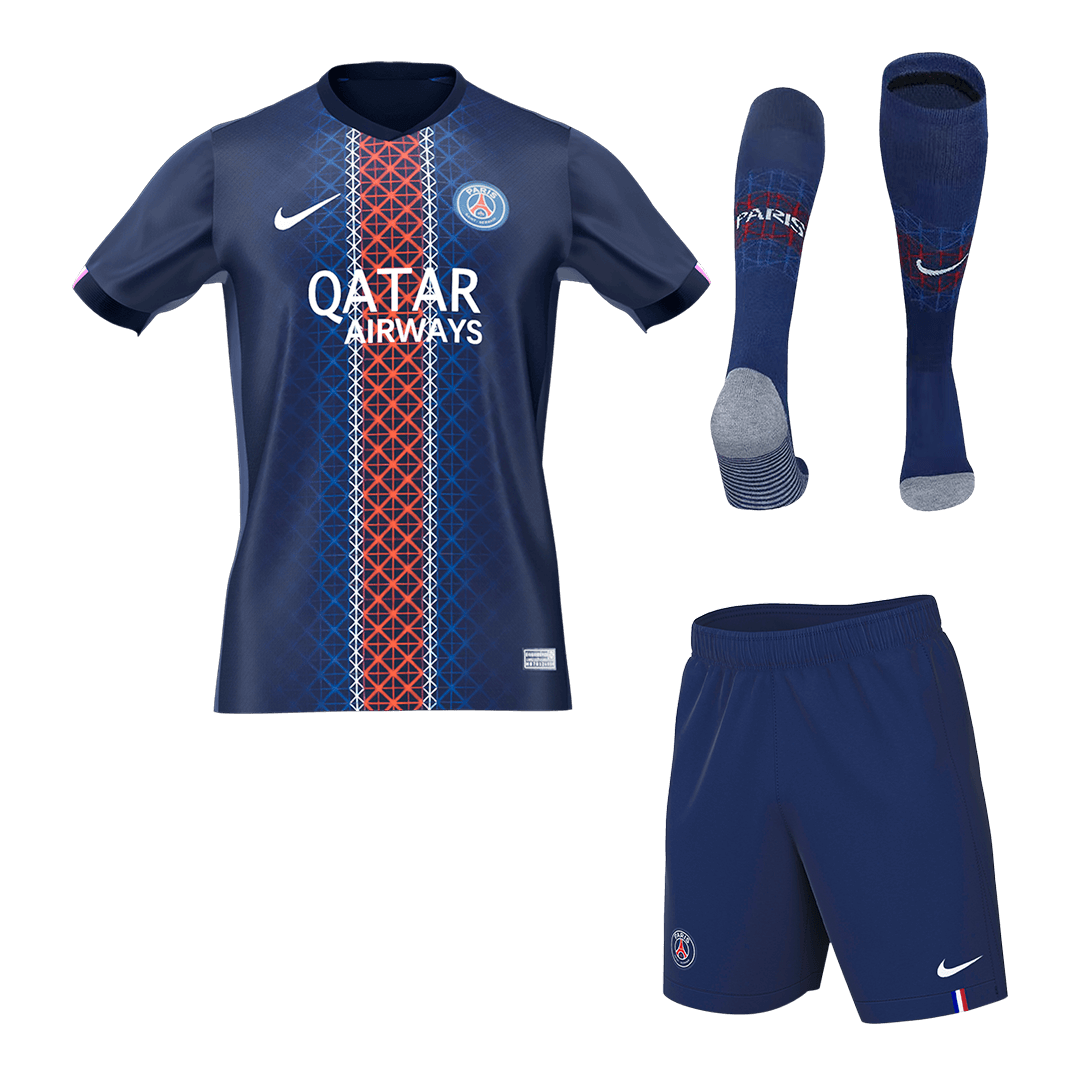 Kit Completo PSG Casa Uomo 2025/26 - 3 Pezzi