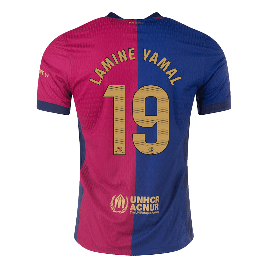 Maglia Gara Barcelona Casa LAMINE YAMAL #19 Uomo 2024/25