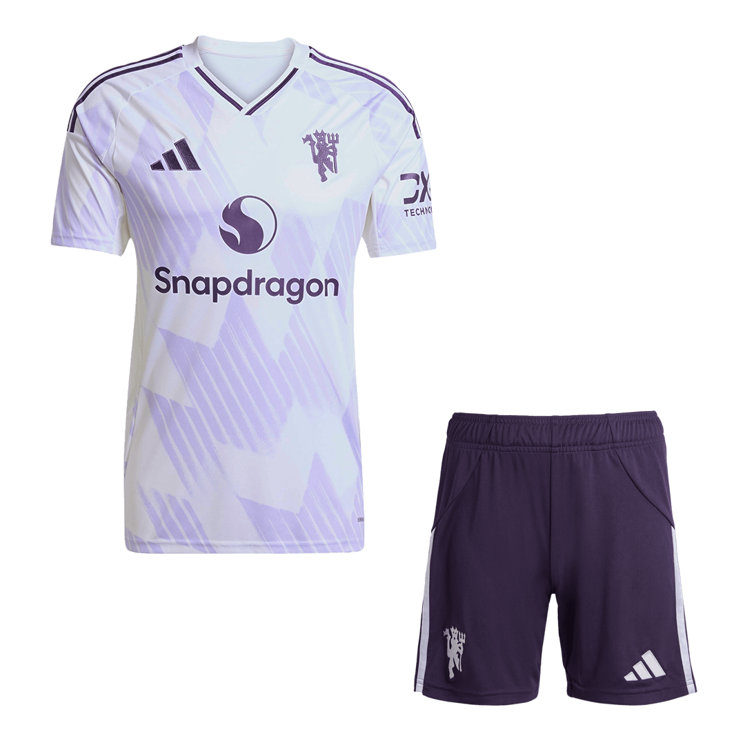 Completo Base Manchester United Trasferta Uomo 2025/26 - 2 Pezzi