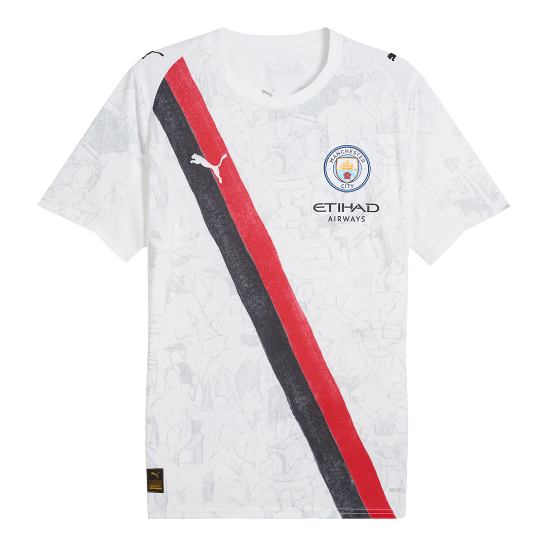 Maglia Replica Manchester City con KidSupe Uomo 2025/26 con