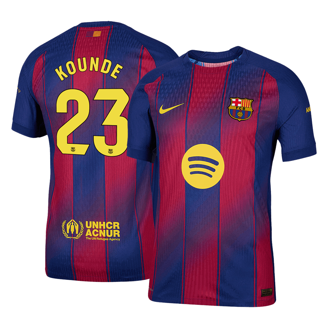 Maglia Gara Barcelona Casa KOUNDE #23 Uomo 2025/26