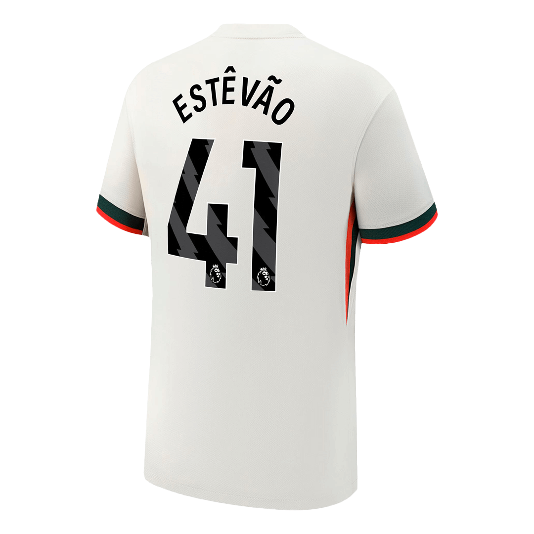 Maglia Replica Chelsea Trasferta ESTÊVÃO #41 Uomo 2025/26