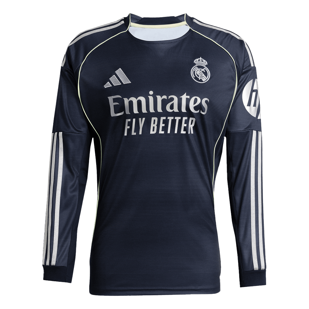 Maglia Replica Real Madrid Trasferta Uomo 2025/26 - Manica Lunga