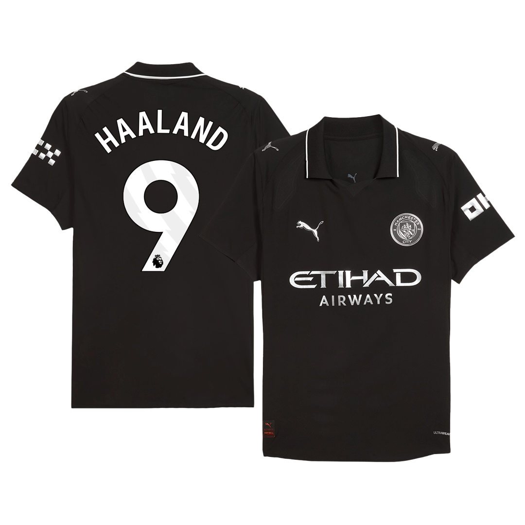 Maglia Gara Manchester City Trasferta HAALAND #9 Uomo 2025/26