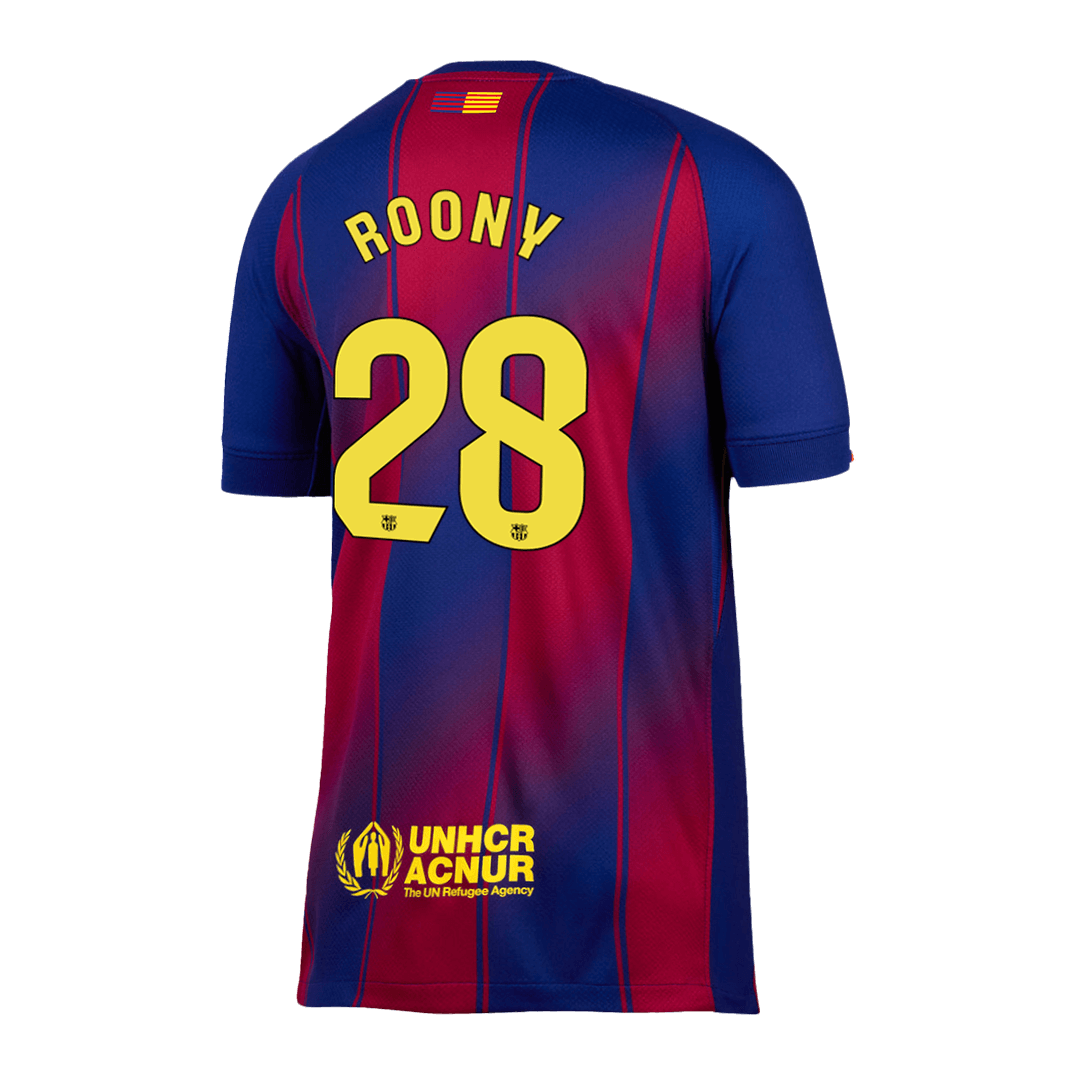 Maglia Replica Barcelona Casa ROONY #28 Uomo 2025/26