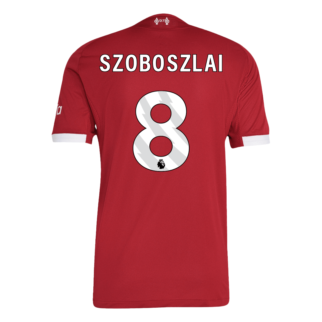 Maglia Gara Liverpool Casa SZOBOSZLAI #8 Uomo 2025/26
