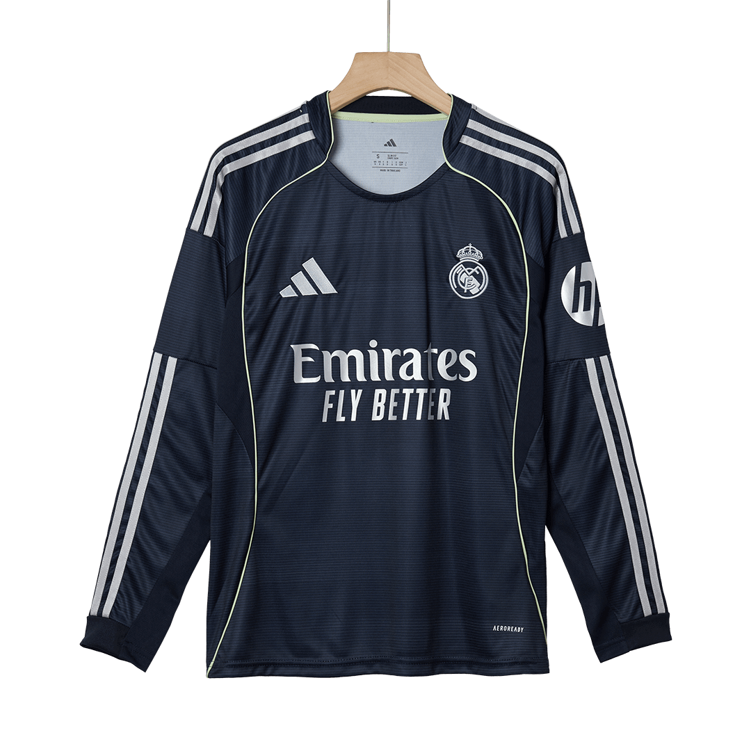 Maglia Replica Real Madrid Trasferta Uomo 2025/26 - Manica Lunga