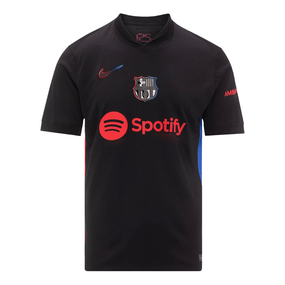Maglia Replica Barcelona Trasferta LAMINE YAMAL #19 Uomo 2024/25
