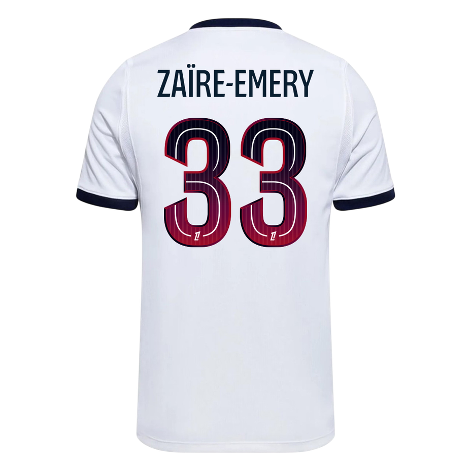Maglia Replica PSG Trasferta ZAÏRE-EMERY #33 Uomo 2026/27