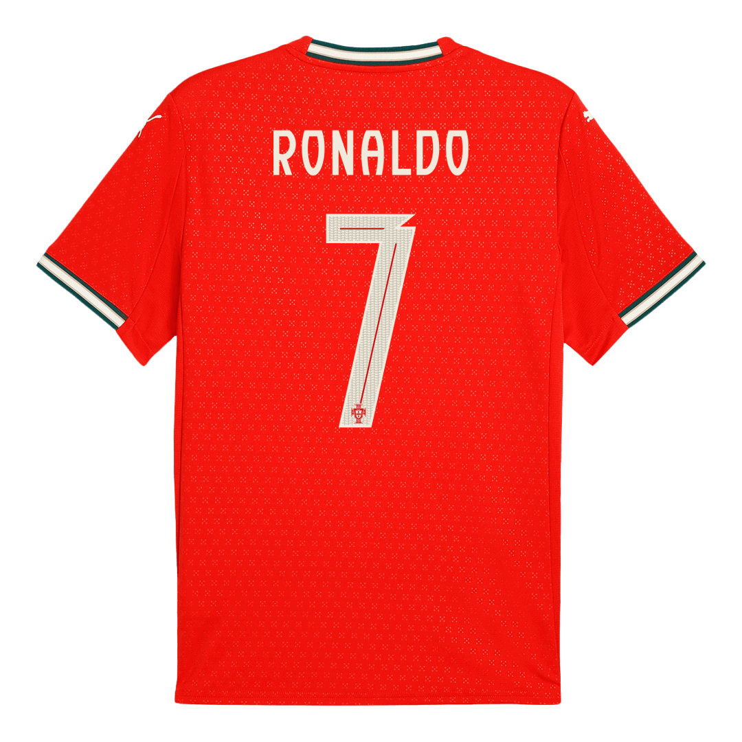 Maglia Replica Portugal Casa RONALDO #7 Uomo 2025