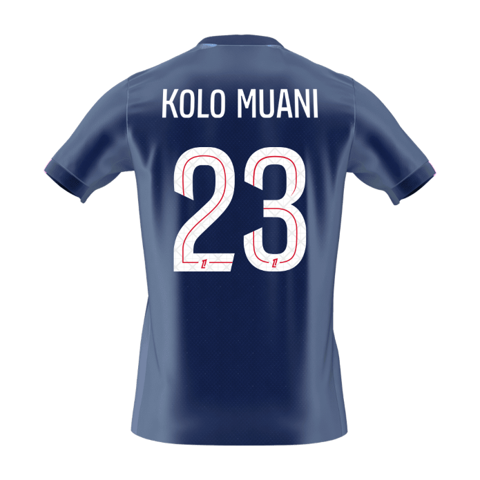 Maglia Replica PSG Casa KOLO MUANI #23 Uomo 2025/26