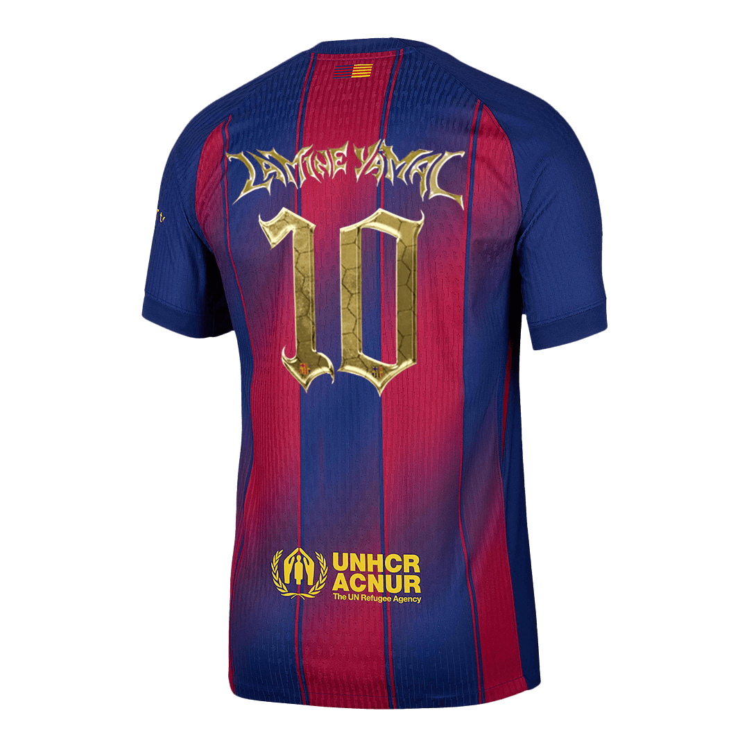 Maglia Gara Barcelona Casa LAMINE YAMAL #10 Uomo 2025/26