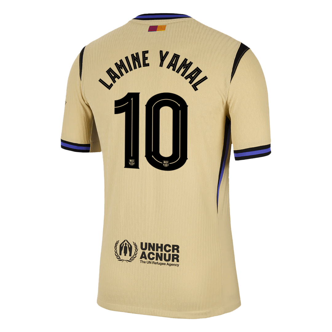 Maglia Gara Barcelona Trasferta LAMINE YAMAL #10 Uomo 2025/26 - UCL
