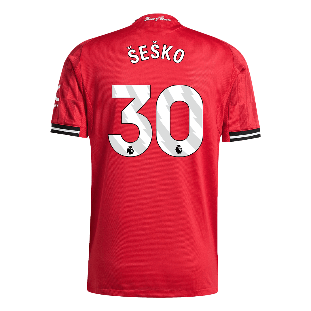 Maglia Gara Manchester United Casa ŠEŠKO #30 Uomo 2025/26