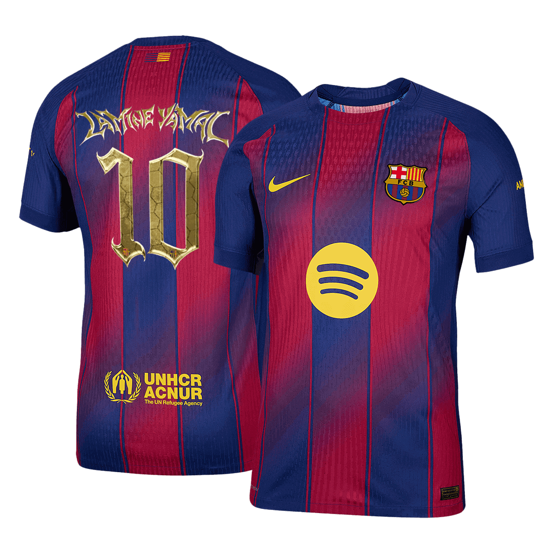 Maglia Gara Barcelona Casa LAMINE YAMAL #10 Uomo 2025/26