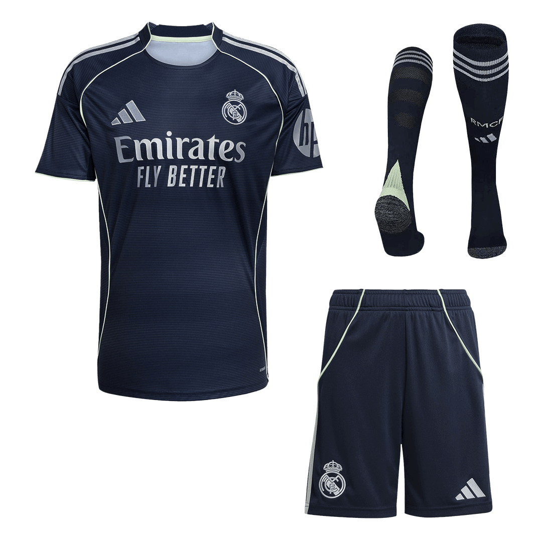 Kit Completo Real Madrid Trasferta Uomo 2025/26 - 3 Pezzi