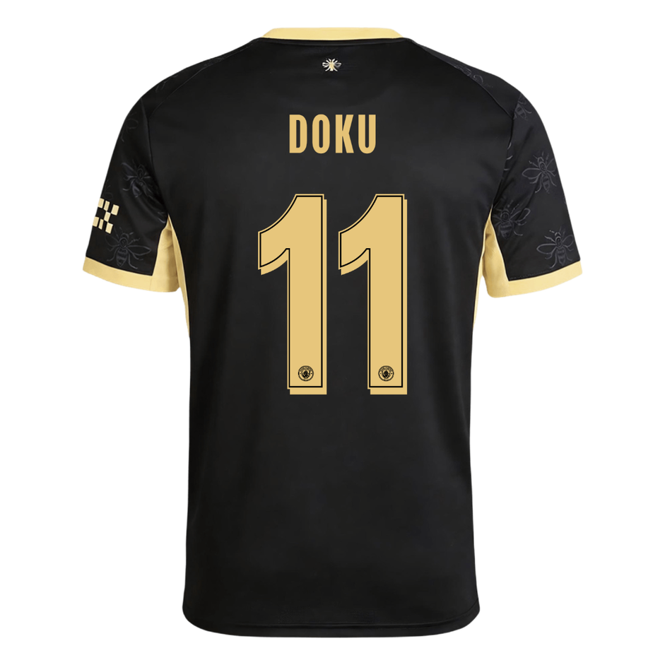 Maglia Replica Manchester City Trasferta DOKU #11 Uomo 2026/27 - UCL