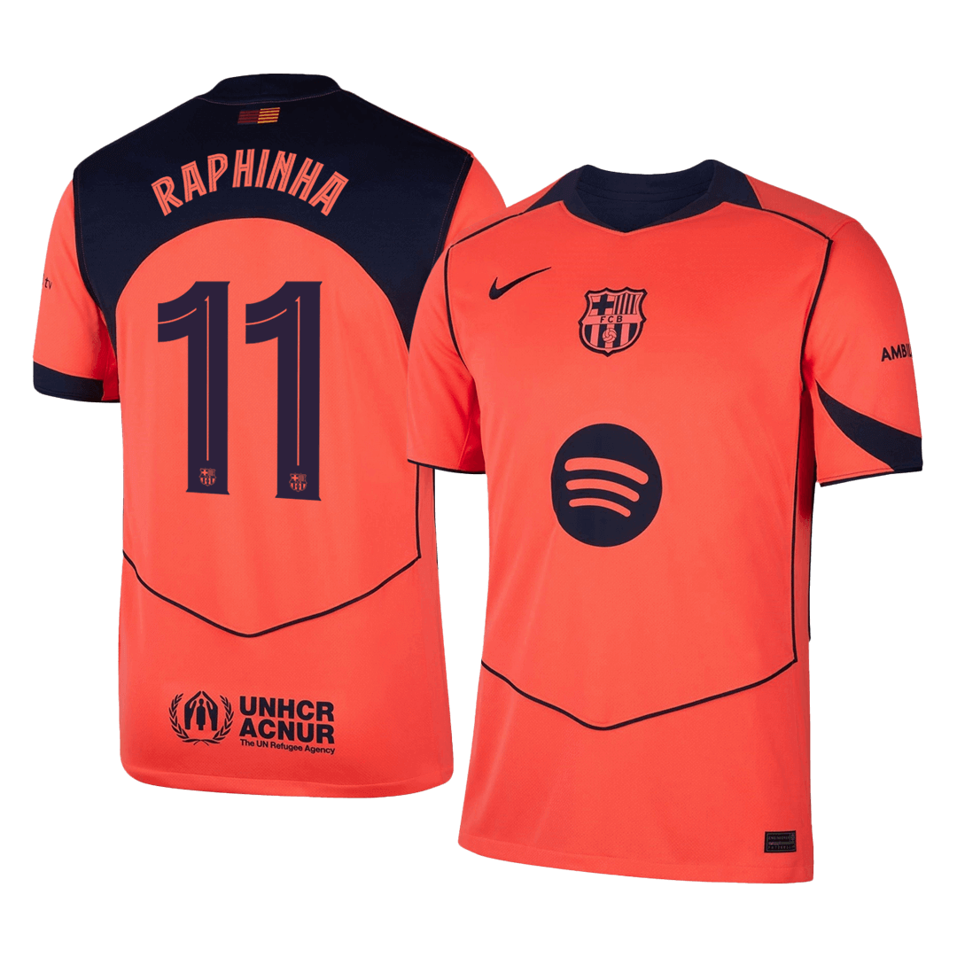 Maglia Replica Barcelona Terza RAPHINHA #11 Uomo 2025/26